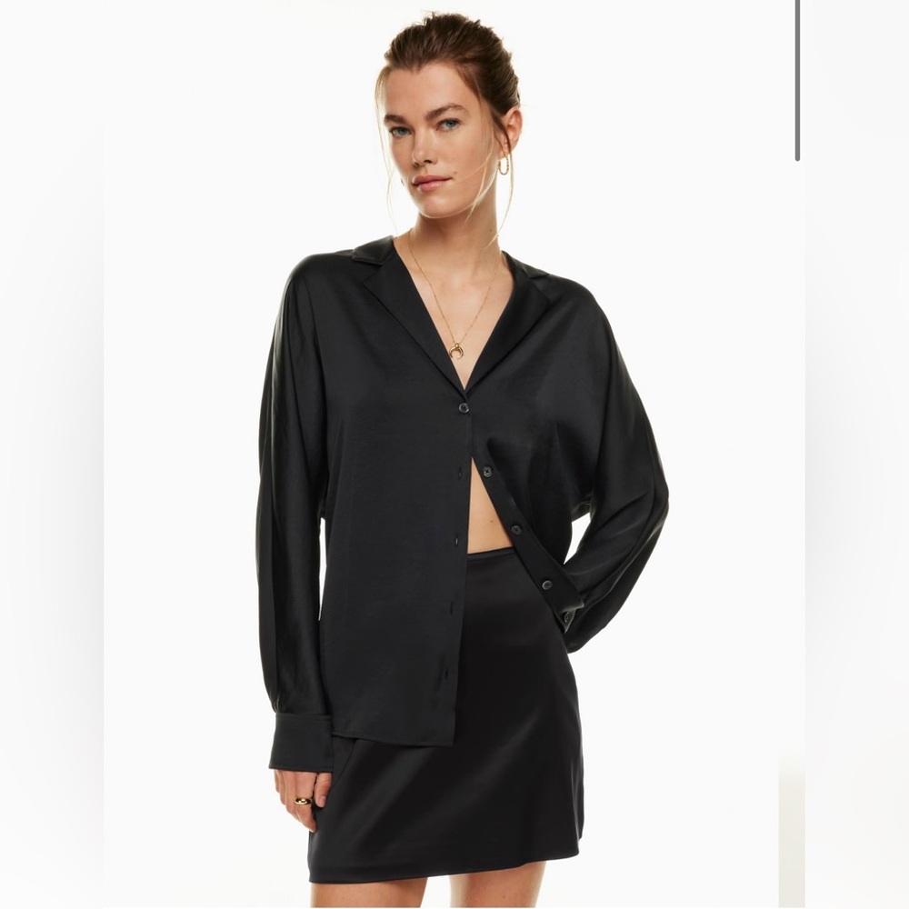 NWOT Wilfred Freeform Satin Shirt